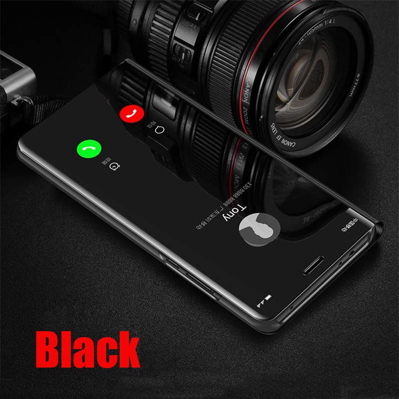 Bao Da Nắp Gập Tráng Gương Trong Suốt Thông Minh Sang Trọng Kèm Giá Đỡ Cho vivo y20s vivo y20s y 20s vivoy20s Vỏ