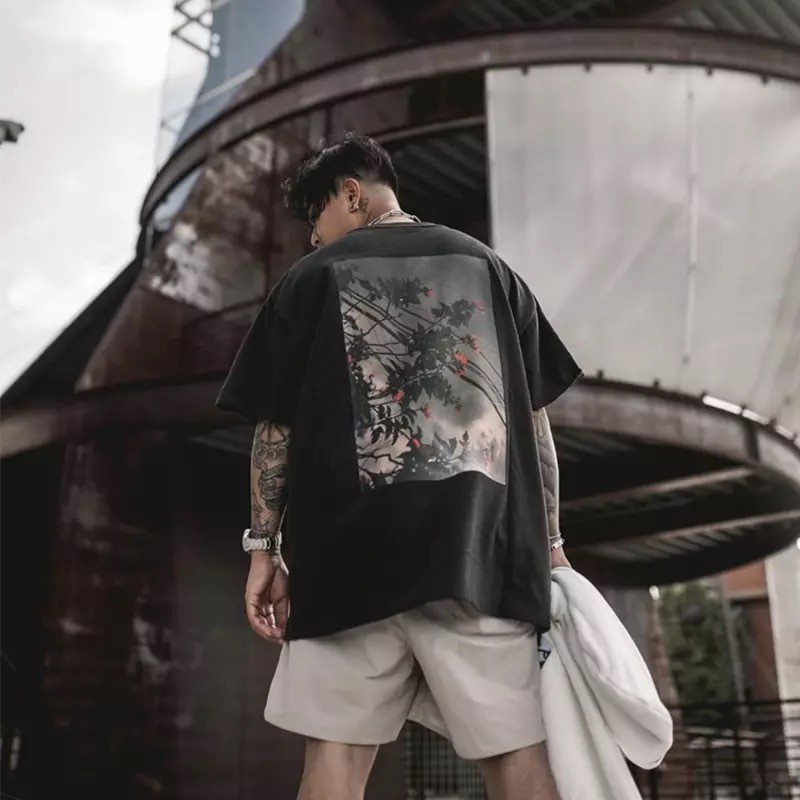 Áo Thun Ngắn Tay In Chữ Fear Of God Essentials Thời Trang Cho Nam Nữ