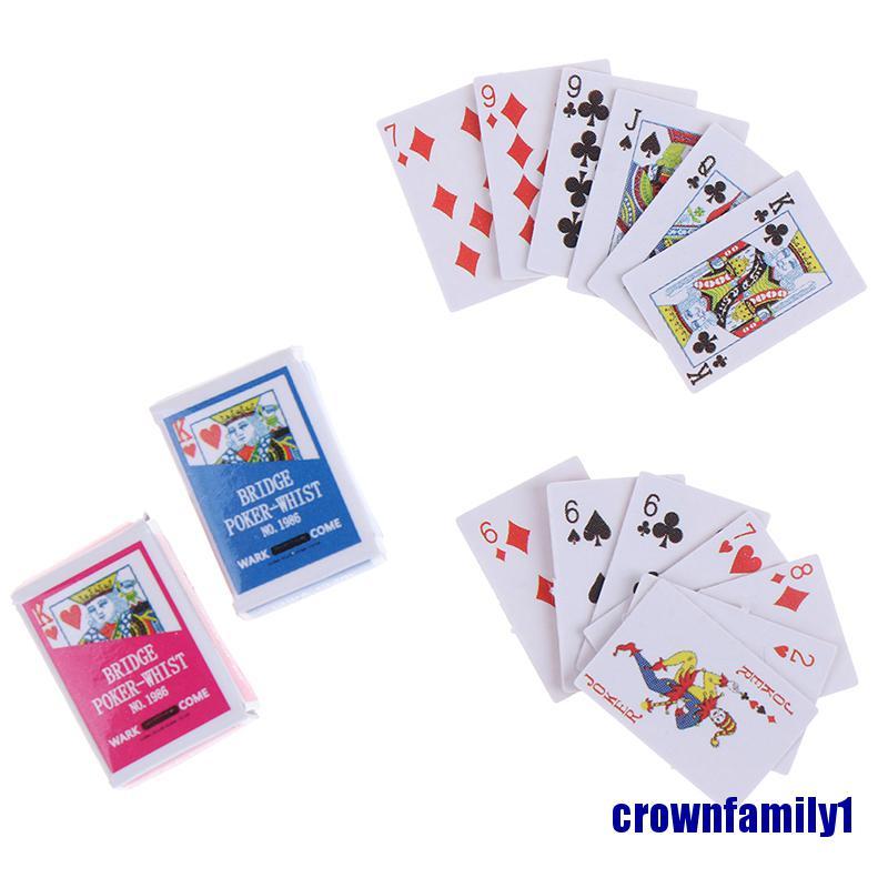 Bộ Thẻ Bài Mini Tỉ Lệ 1: 12 Dành Cho Búp Bê