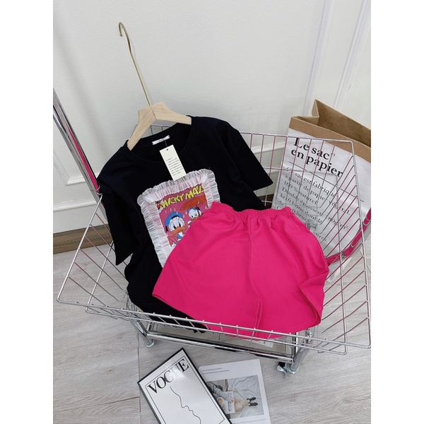 [ 𝐅𝐑𝐄𝐄 𝐒𝐇𝐈𝐏 ] SÉT BỘ BÈO ÁO THUN THỤNG MIX QUẦN SOOC THO BỒNG HÀNG L1 Ạ