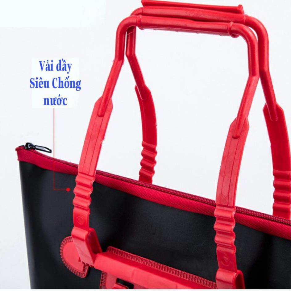 [QUATANGKHOALINK ,CHAN ,CHI]    [FREESHIP]Túi đựng cá nhựa dẻo có khoá kéo, có đấy túi Daiwa xịn xò đồ câu FISHING_HD