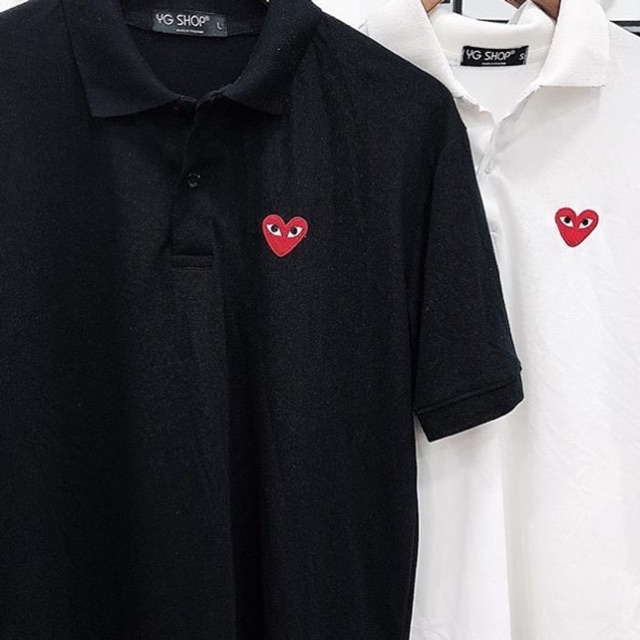 Áo phông playheart có cổ