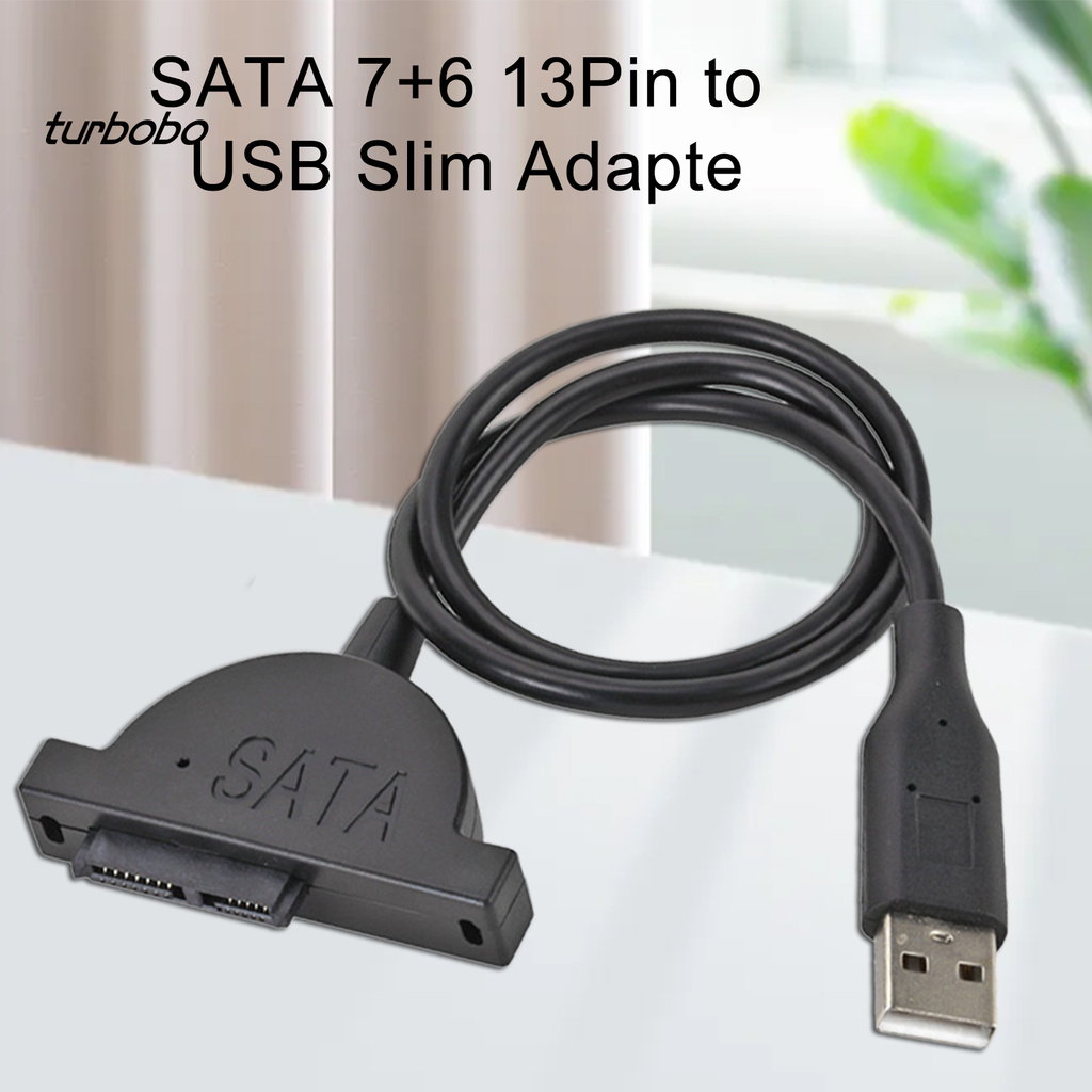 Cáp Chuyển Đổi Từ Đầu Sata 7 + 6 13pin Sang Usb Tpe Usb2.0 Cho Laptop