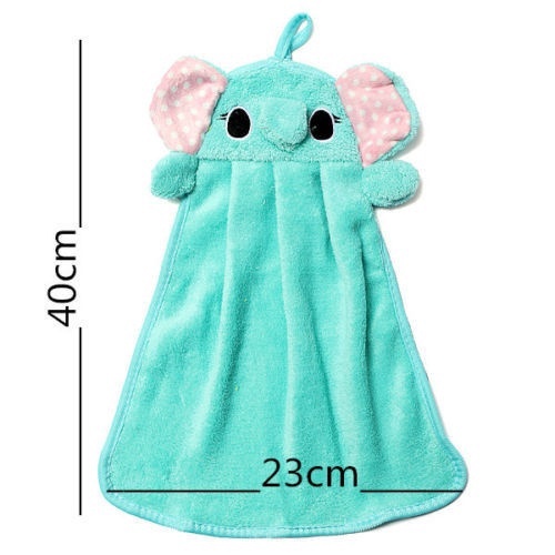 Khăn lau tay treo tường hình thú hoạt hình