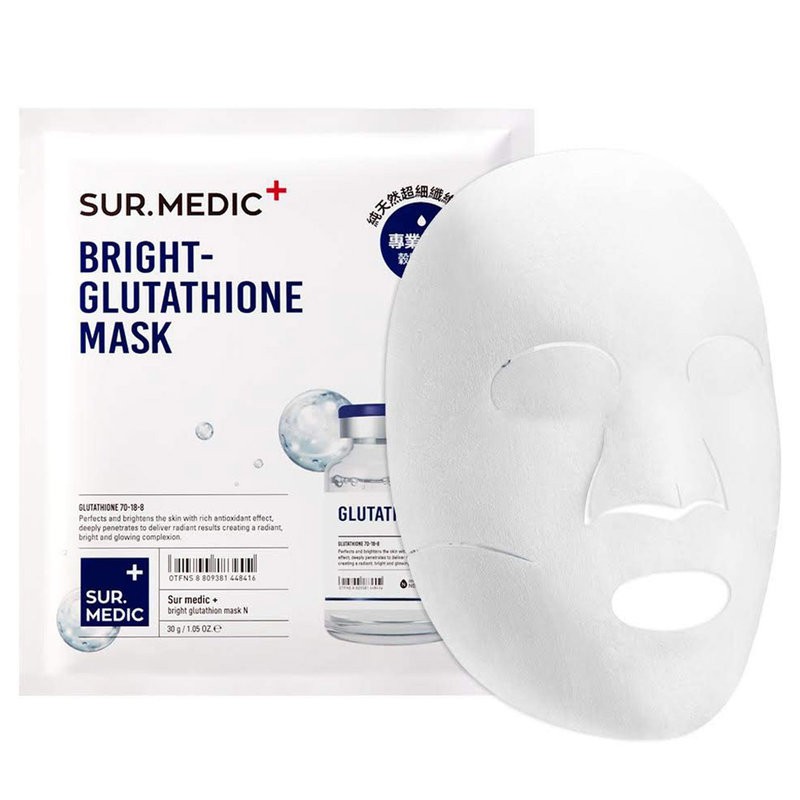 Mặt Nạ Sur.Medic+ Tinh Chất Glutathione Làm Sáng Da Bright Glutathione Mask 30g