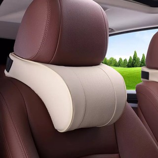 Gối Tựa Đầu Tựa Cổ Cao Su Non Bọc Da PU 3D Cao Cấp Cho Ô Tô, Xe Hơi, Xế Hộp