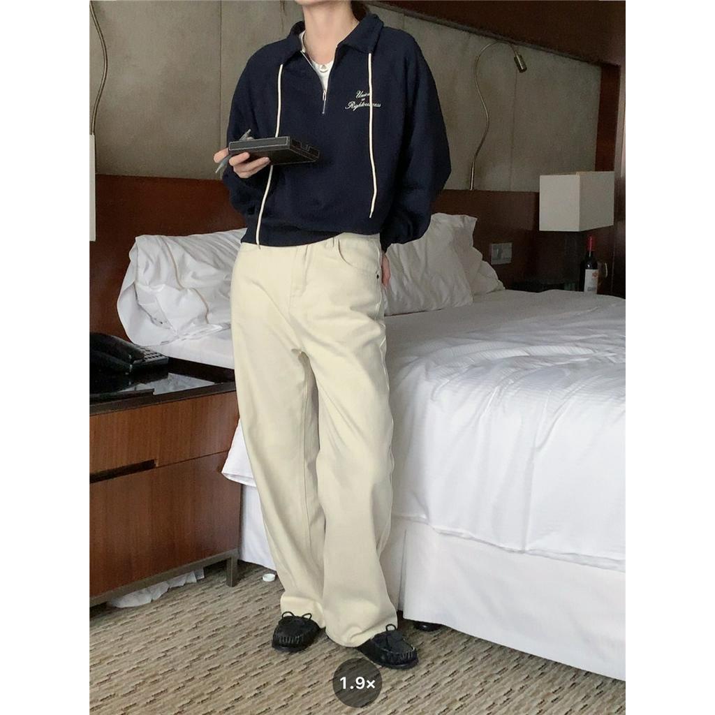 Áo Nỉ Chui Đầu Dài Tay Chui Đầu Phối Dây Rút In Chữ 60911