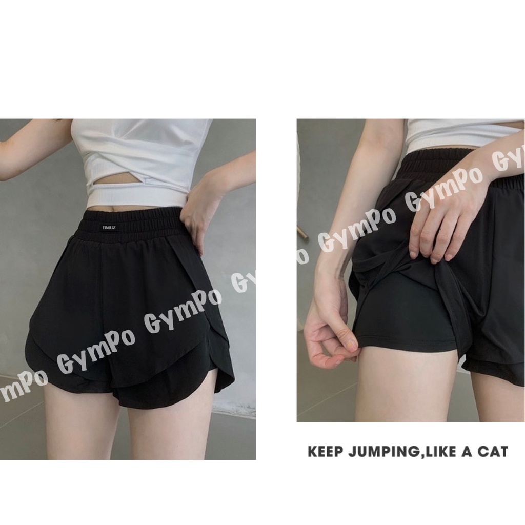 Quần Đùi Thể Thao Yimbiz tà đôi
