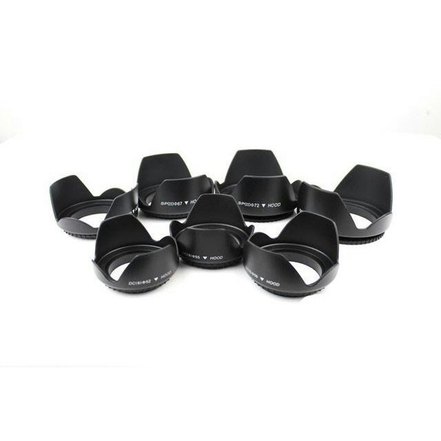 [82mm] Lens hood Loa che nắng hoa sen vặn ren ống kính máy ảnh Phi 82mm