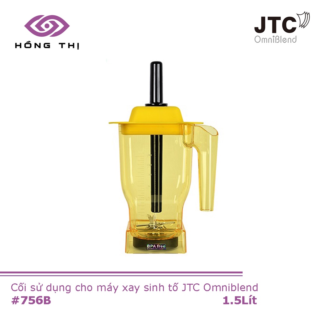 Cối xay sinh tố công nghiệp JTC OmniBlend  nhựa Polycarbonate 1,5L - Hàng chính hãng