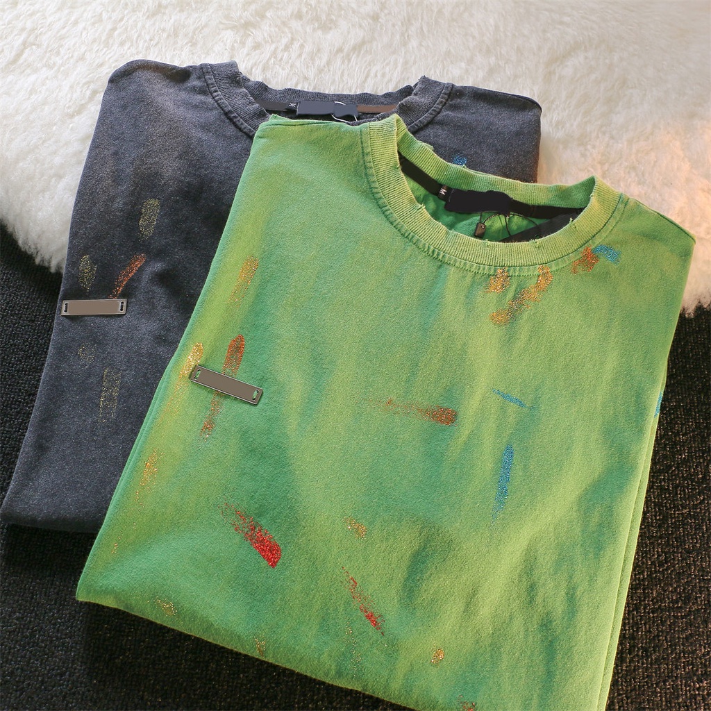 Áo Thun Tay Ngắn Họa Tiết Graffiti Phong Cách Âu Mỹ Thời Trang Cho Nữ Z2