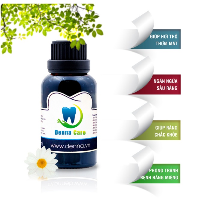 Denna Care Tinh Dầu 100% Thiên Nhiên Đánh Bay Sâu Răng-Hôi Miệng.