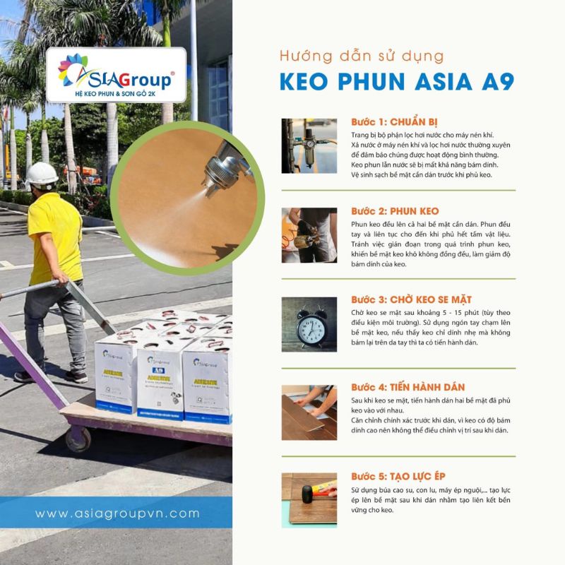 KEO PHUN NỘI THẤT ASIA A9 - 3KG