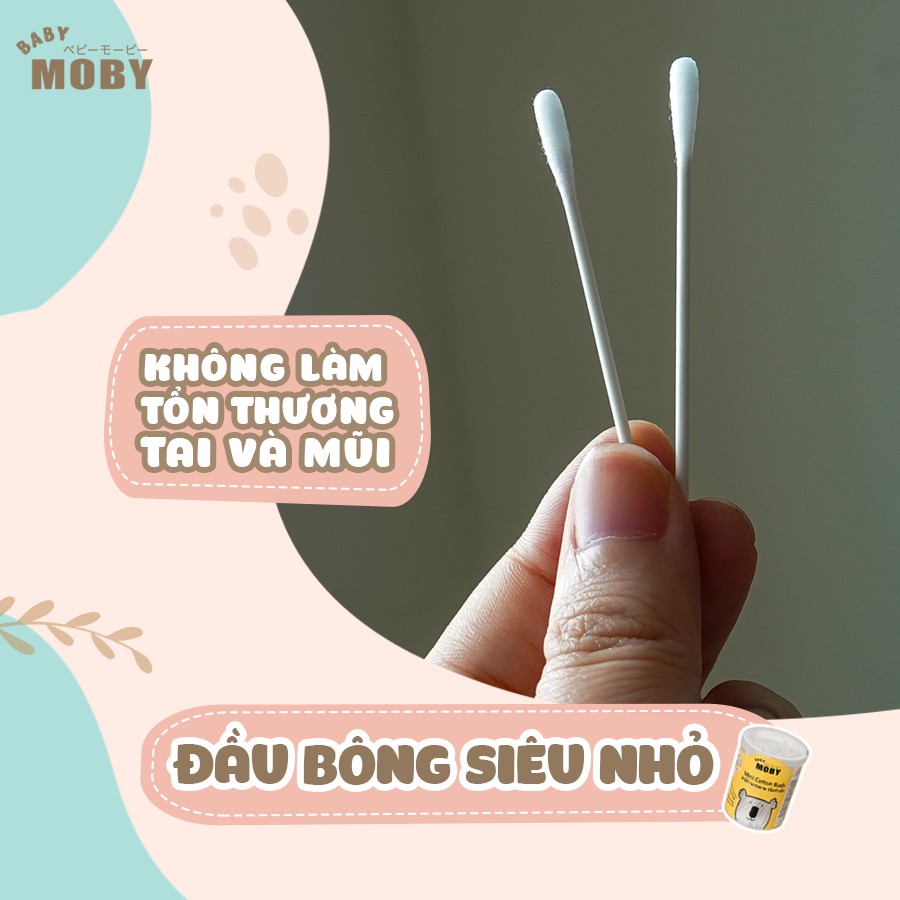 Bông tăm Moby cỡ nhỏ