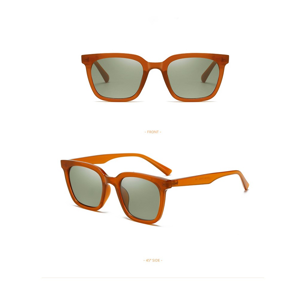 Kính mát nam nữ chống UV400, thiết kế mắt vuông dễ đeo 3 màu thời trang LTR00038