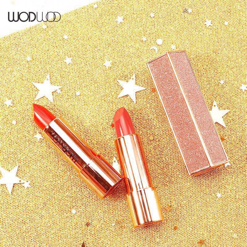 Son lì WodWod Star Hollow Lipstick vỏ nhũ ánh kim siêu sang