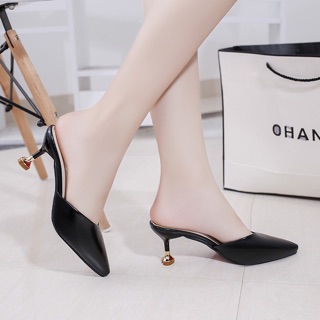 Giầy cao gót mũi nhọn không gót ( coi kĩ ảnh thật phía cuối )