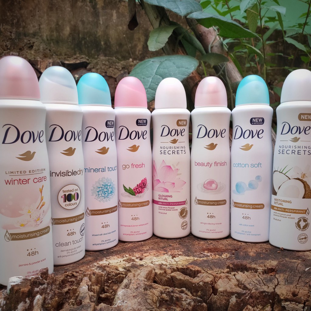 Xịt Khử Mùi Dove Go Fresh Nữ 150ml Hà Lan