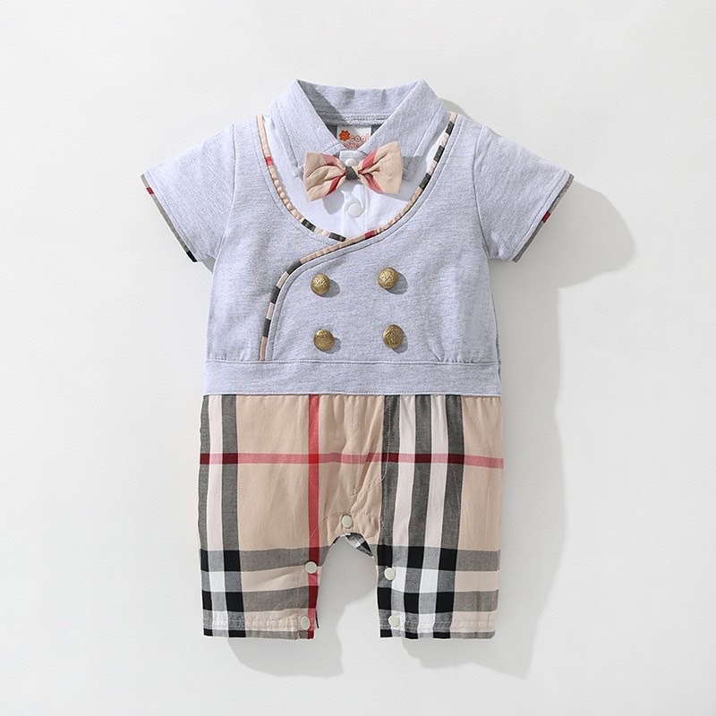 Body Đùi Bé Trai Kẻ Ô Nơ BBR