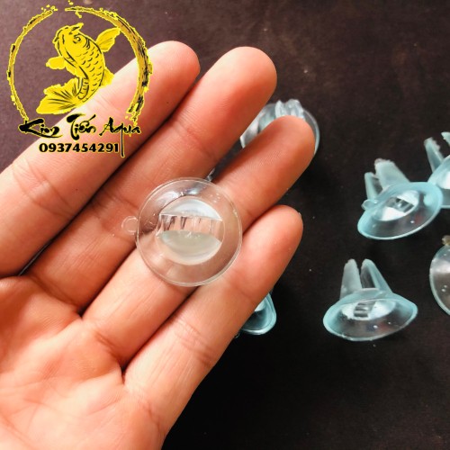 Bộ 2 chân hít CAO SU giữ kính ngăn hồ cá (hít kính 5MM)