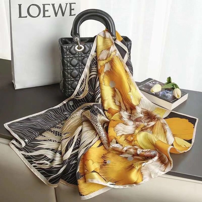 KHĂN BANDANA LỤA CAO CẤP [MẪU MỚI]- Quàng Cổ - Thắt Nơ - Khăn Vuông Lụa 70x70 cm - Turban Vintage vu