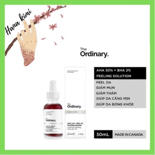 Tinh chất Peel da hoá học The Ordinary AHA 30% + BHA 2% Peeling Solution.