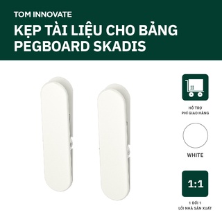 Set 2 kẹp tài liệu ghi chú cho bảng cài Pegboard IKEA Skadis