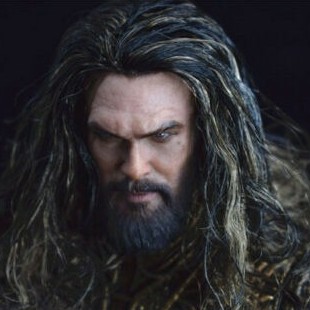 Mô hình đầu nhân vật Aquaman 12" tỉ lệ 1/6