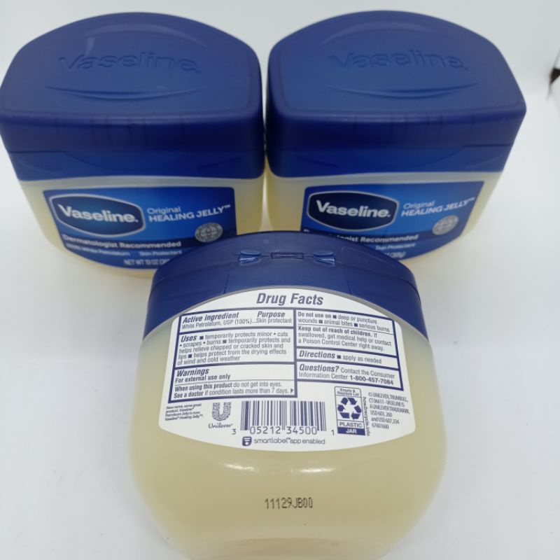 Dưỡng ẩm Vaseline baby hypoallergenic &amp; Original Healing Jelly 368g &amp; 49g