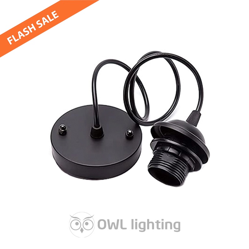 Bộ đui đế ốp đèn thả loại đui vành dây dài 1 mét - OWL Lighting