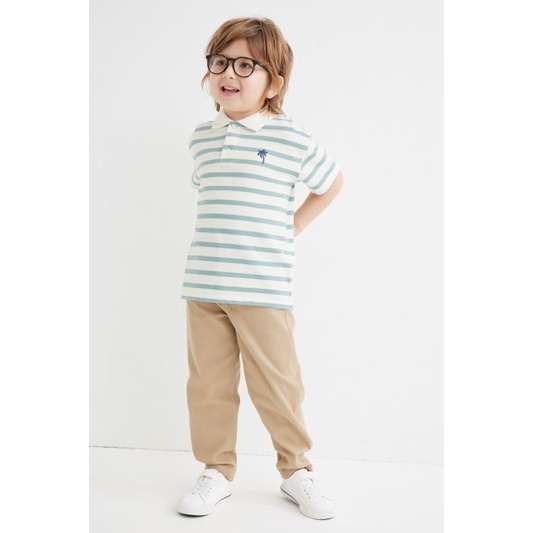 Áo polo bé lớn HM auth size 18m-14y
