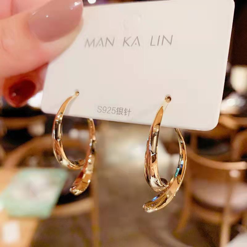 Khuyên Tai Nữ Hình Thánh Giá 925 Thời Trang Hàn Quốc