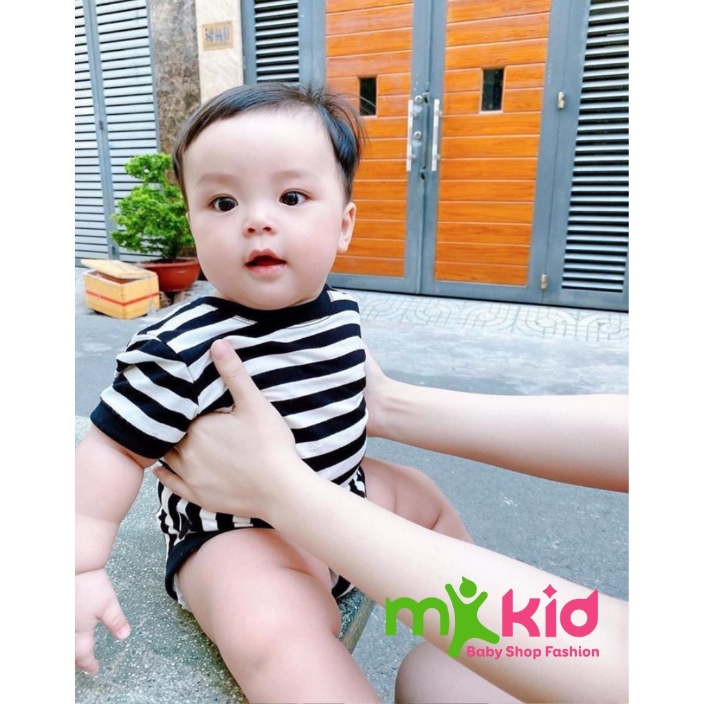 Quần Áo Trẻ Em 💖 Bộ Đồ Sọc Cho Bé Chất Cotton Co Giản 4 Chiều Thấm Hút Mồ Hôi Tốt - AF KID