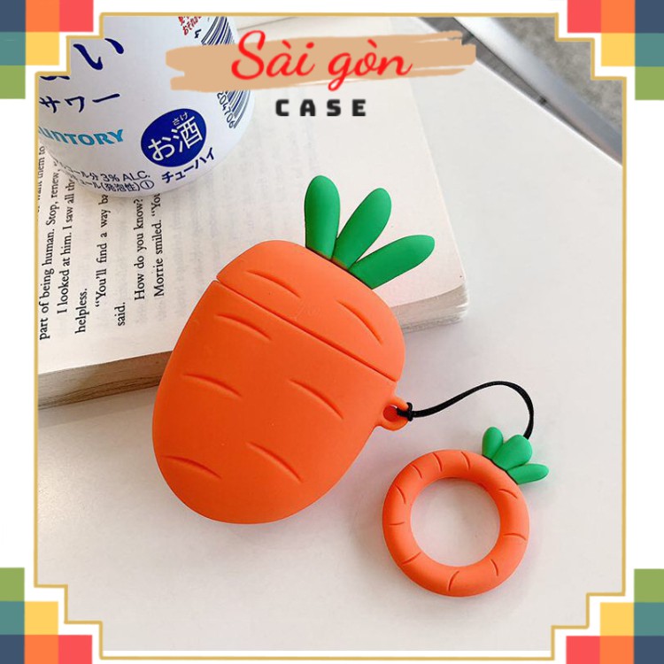 🌟cực cute🌟Vỏ Bảo Vệ Tai Nghe Airpods - Bằng Sillicone Dẻo Case Airpods 1, Airpods 2, và các dòng i - A2 G38-L47