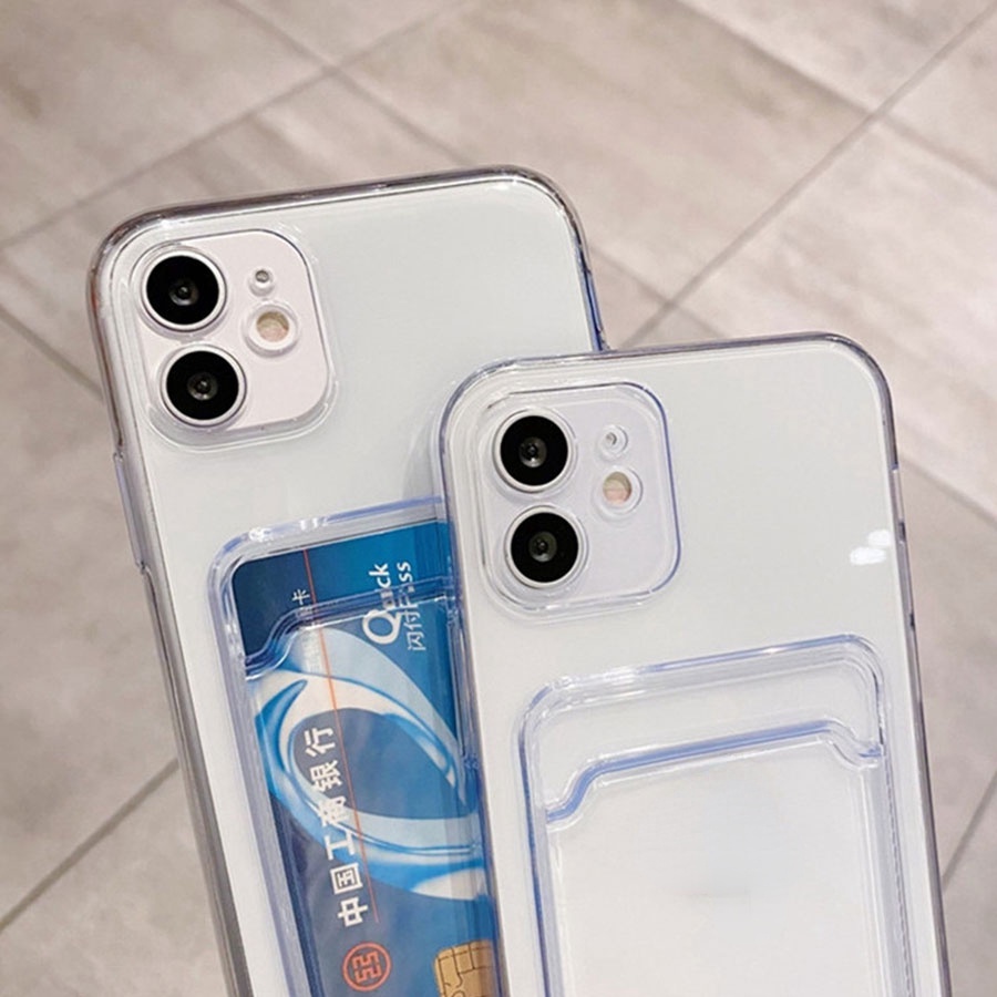 Ốp túi trong suốt chống sốc Ốp lưng điện thoại OPPO A5S A12 A15 A15S A16 A16S A31 A33 A32 A53 A52 A92 A54 A55 A74 A76 A91 A92 A94 A95 Reno 3 5 6 7 8