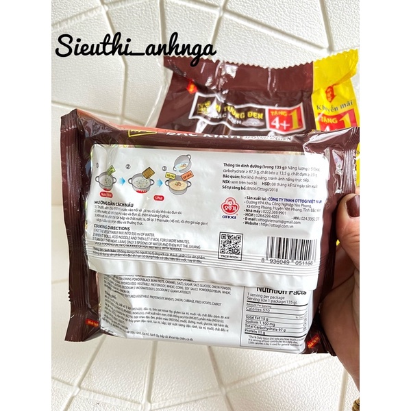 Mì Tương Đen Bắc Kinh Ottogi gói 135g