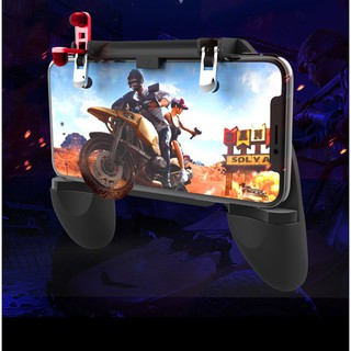 Tay Cầm Game Nút Chơi Game W10 Có Nút Bắn Cho Điện Thoại Pubg, Ros, Free Fire Controller