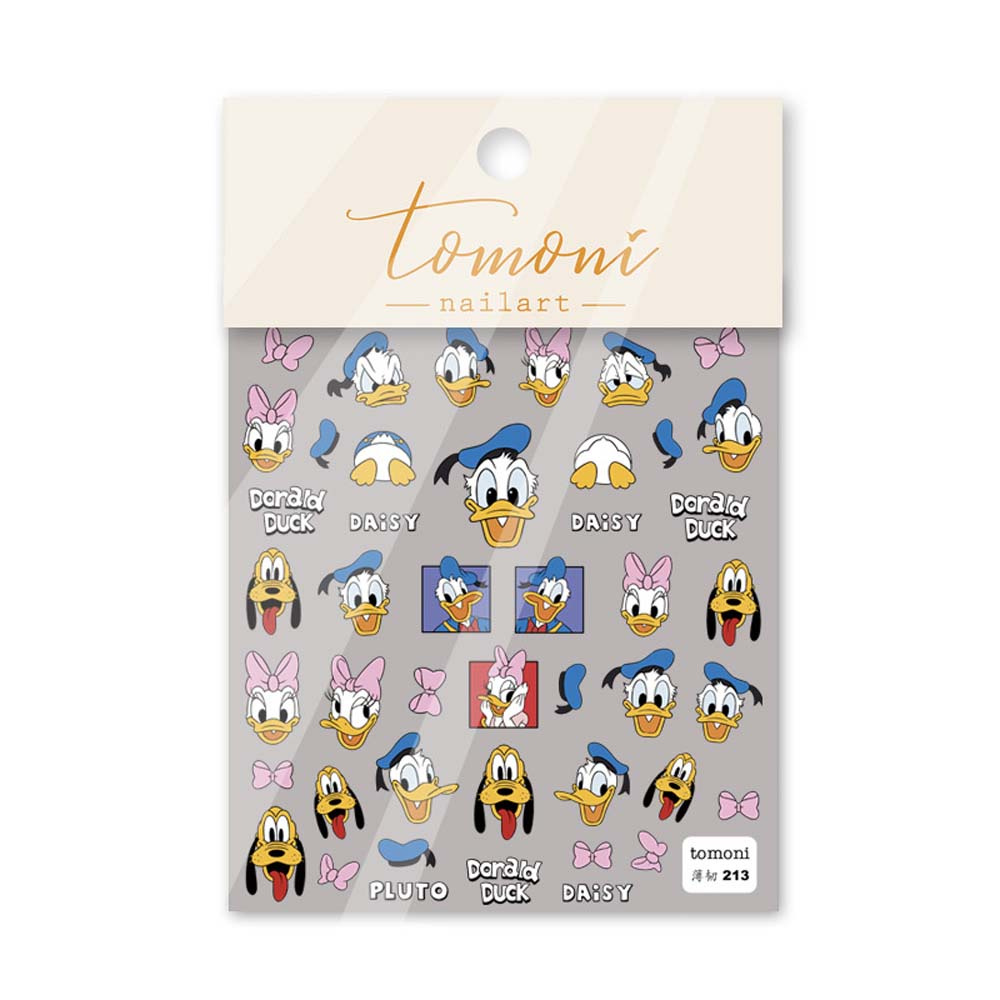 [Hàng mới về] Miếng Dán Móng Tay Họa Tiết Gấu Hoạt Hình 3D Siêu Mỏng DIY