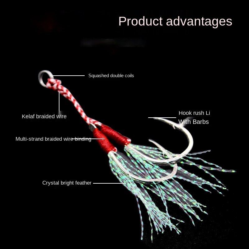 Cặp Móc Câu Cá Đôi Chuyên Dụng Chất Lượng Cao