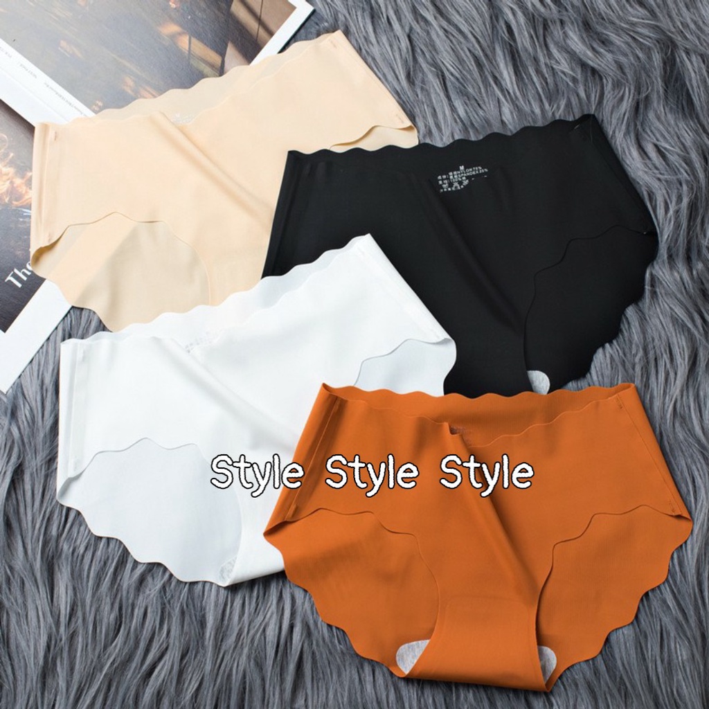Quần Lót Nữ Đúc Su Cạp viền sóng chất thun mát lạnh co dãn thoải mái QL1034