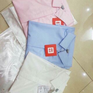 ÁO SƠ MI UNI CỘC TAY