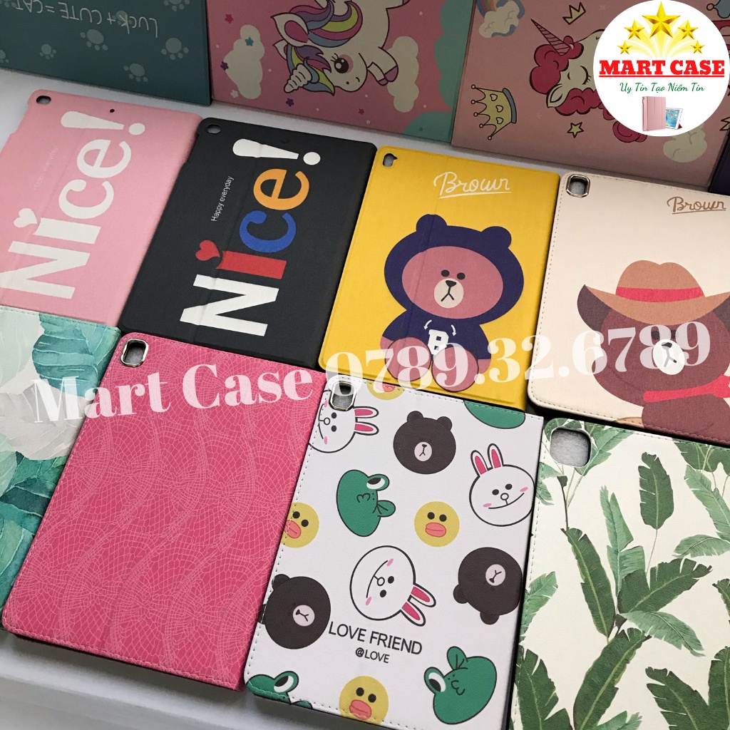Ốp ipad Pro 11/Air 3/Pro10.5/Mni 1/2/3/4/5 Silicon hình cute -MART CASE