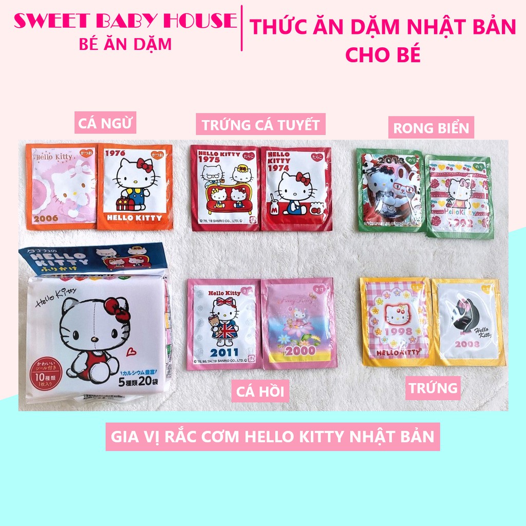 Gia vị rắc cơm Nhật Bản cho bé ăn dặm từ 1 tuổi. Date 3/2023 - Sweet Baby House