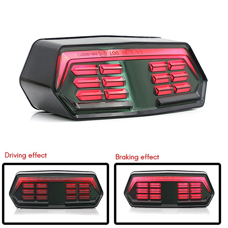 d LED Brake Tail Light for Honda MSX125 CTX700 CBR650F YG-125