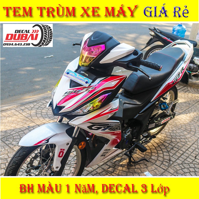 Tem Trùm Winner Trắng Hồng GTR Thể Thao