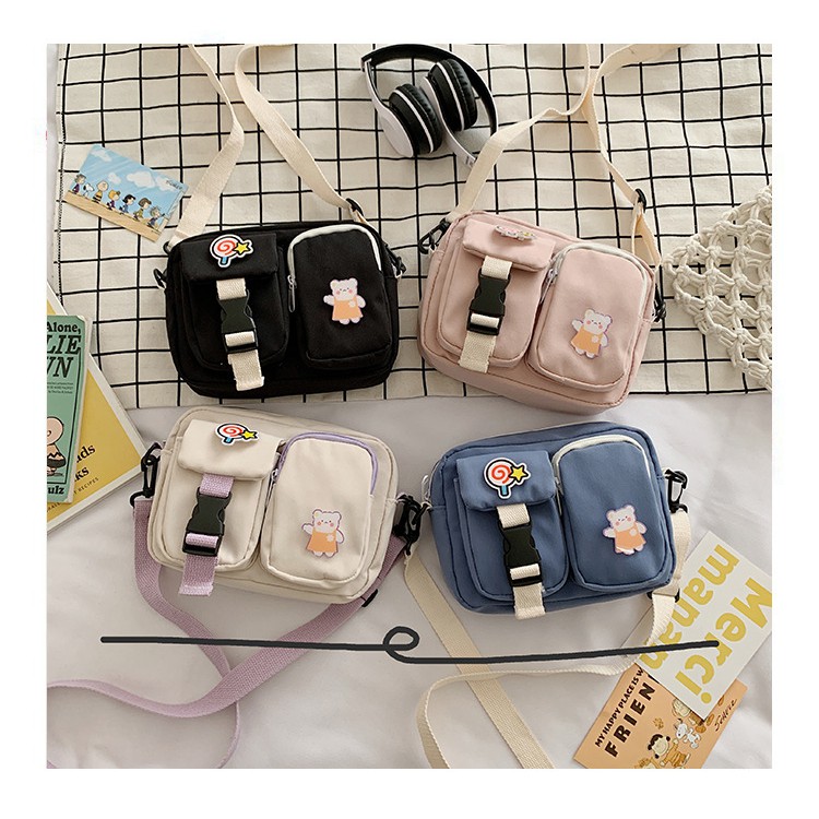 Túi vải đeo chéo nữ chống thấm giá rẻ BAG U VN105