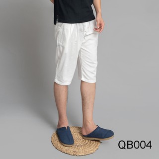 Quần Nam Culottes Vải Đũi Rough