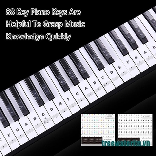 Miếng dán tên đàn piano điện tử 54 61 88 phím