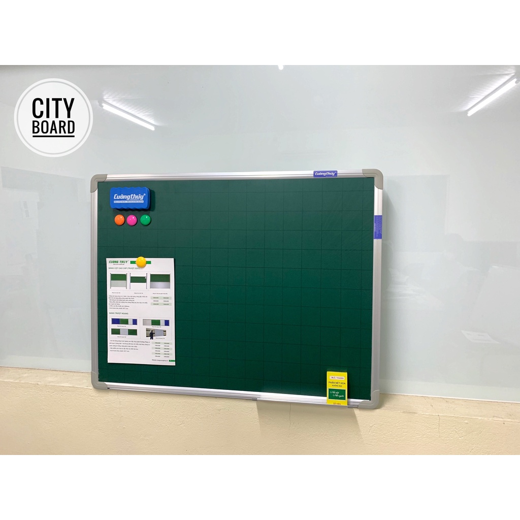 Bảng từ xanh KT: 40x60 , 60x100 cm dòng Standard - Bảng Cường Thúy,