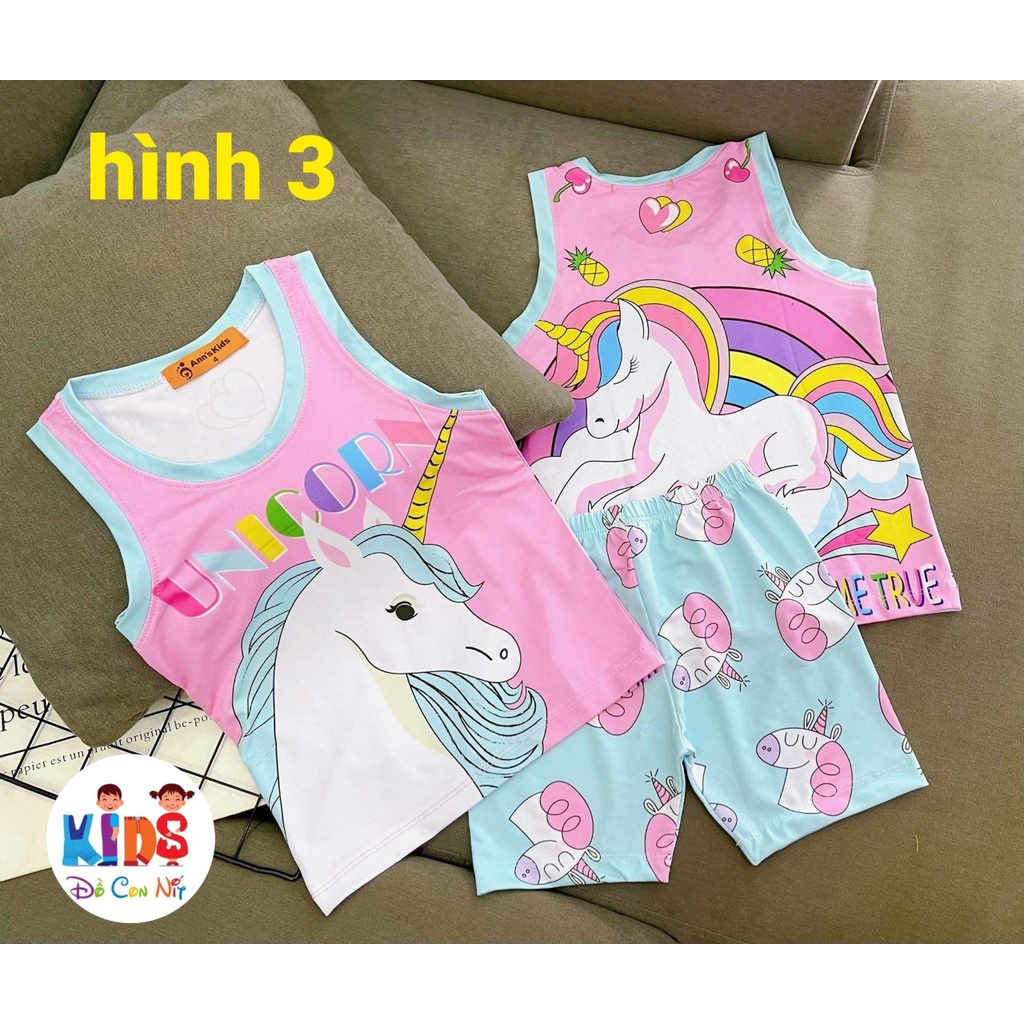 BỘ BA LỔ MÙA HÈ XINH YÊU BÉ GÁI - ĐỒ BỘ TRẺ EM